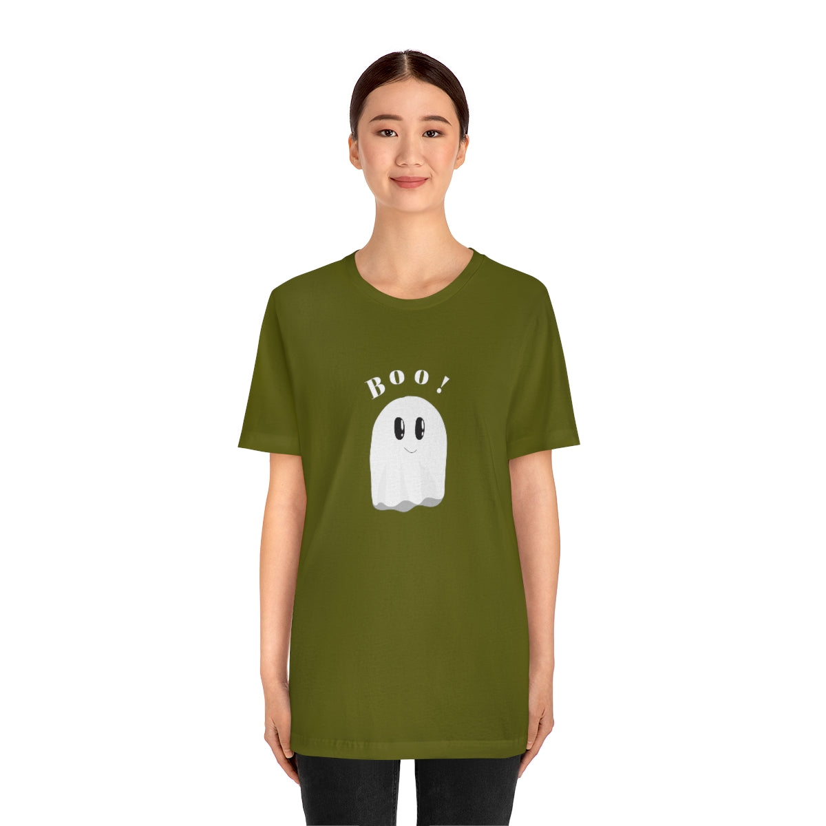 Cool Boo Ghost Design Unisex Jersey Short Sleeve Tee