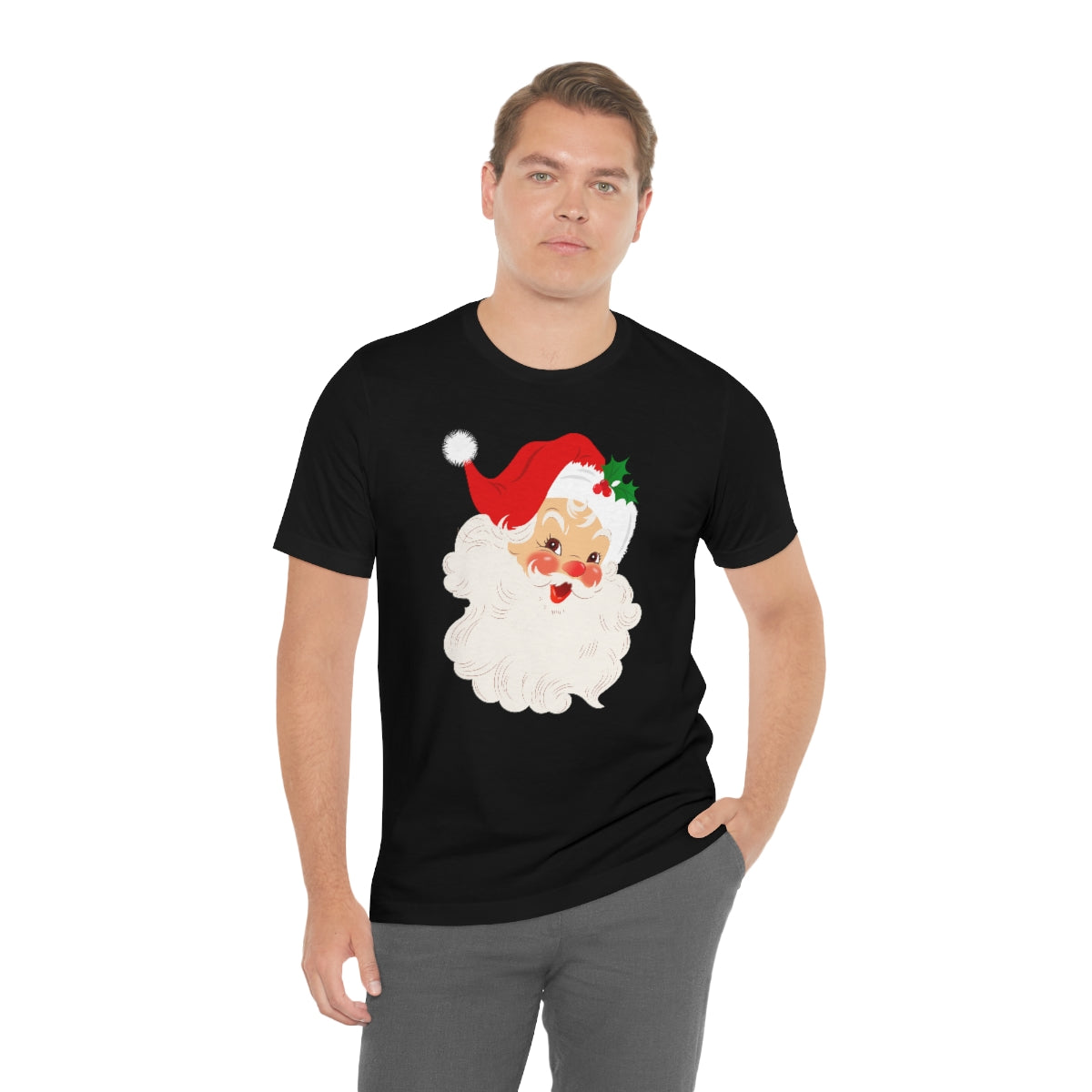 Vintage Santa Claus Saint Nick Retro Christmas Tshirt