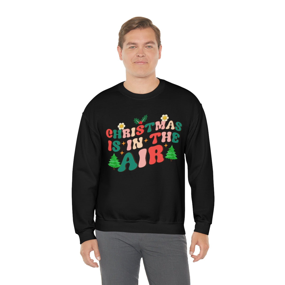 Retro Christmas is in the Air Holiday Sweatshirt