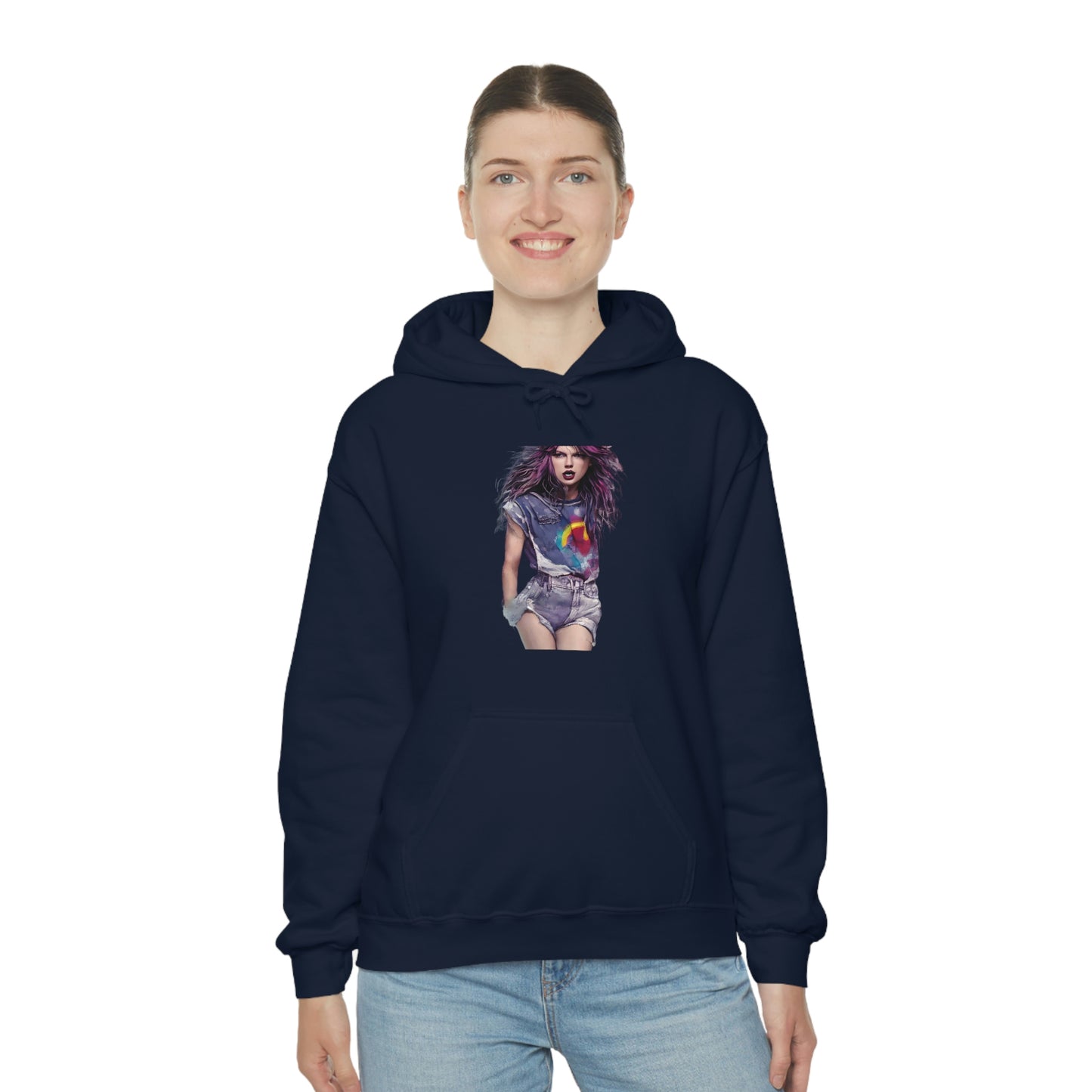 Punk Taylor Swift Rocking T Swift Taylor Swift Merch Fan Swifty Gift Hooded Sweatshirt