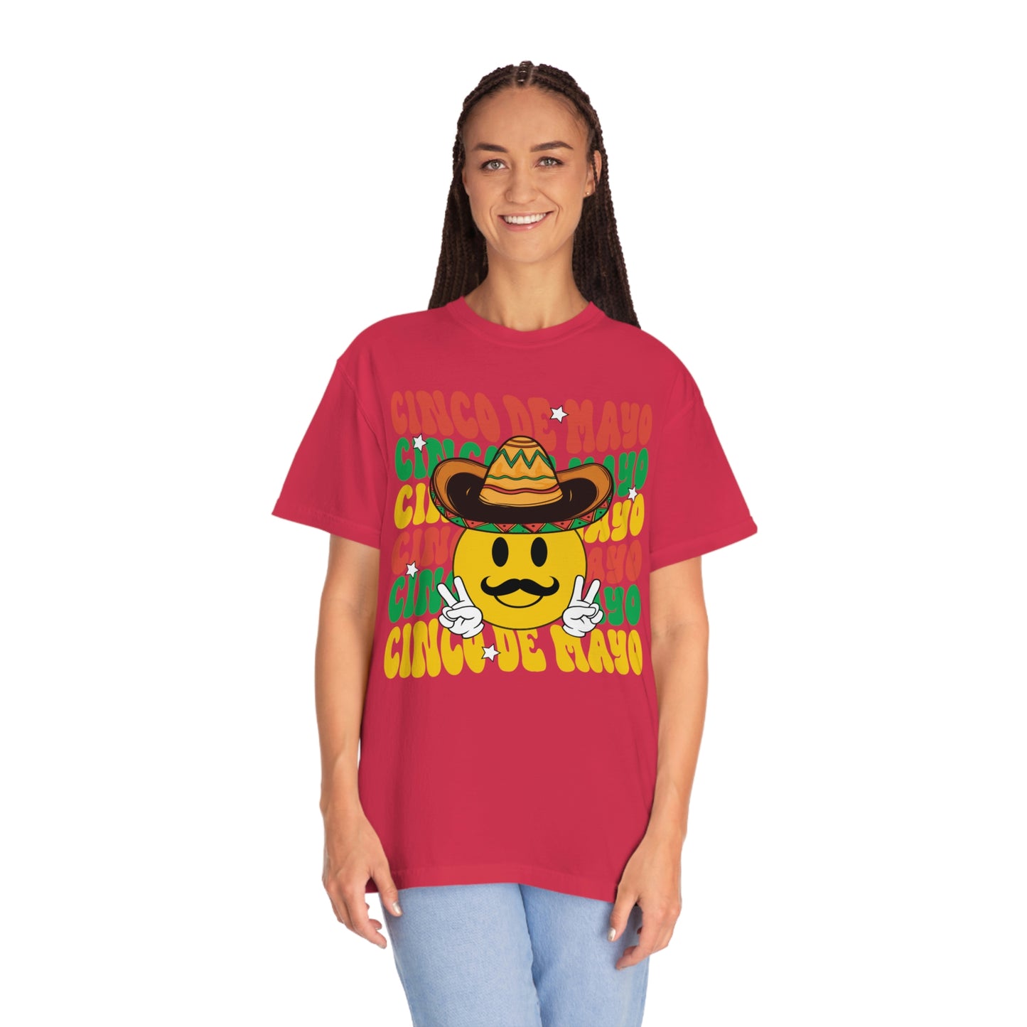 Cute Happy Face Cinco De Mayo Tshirt