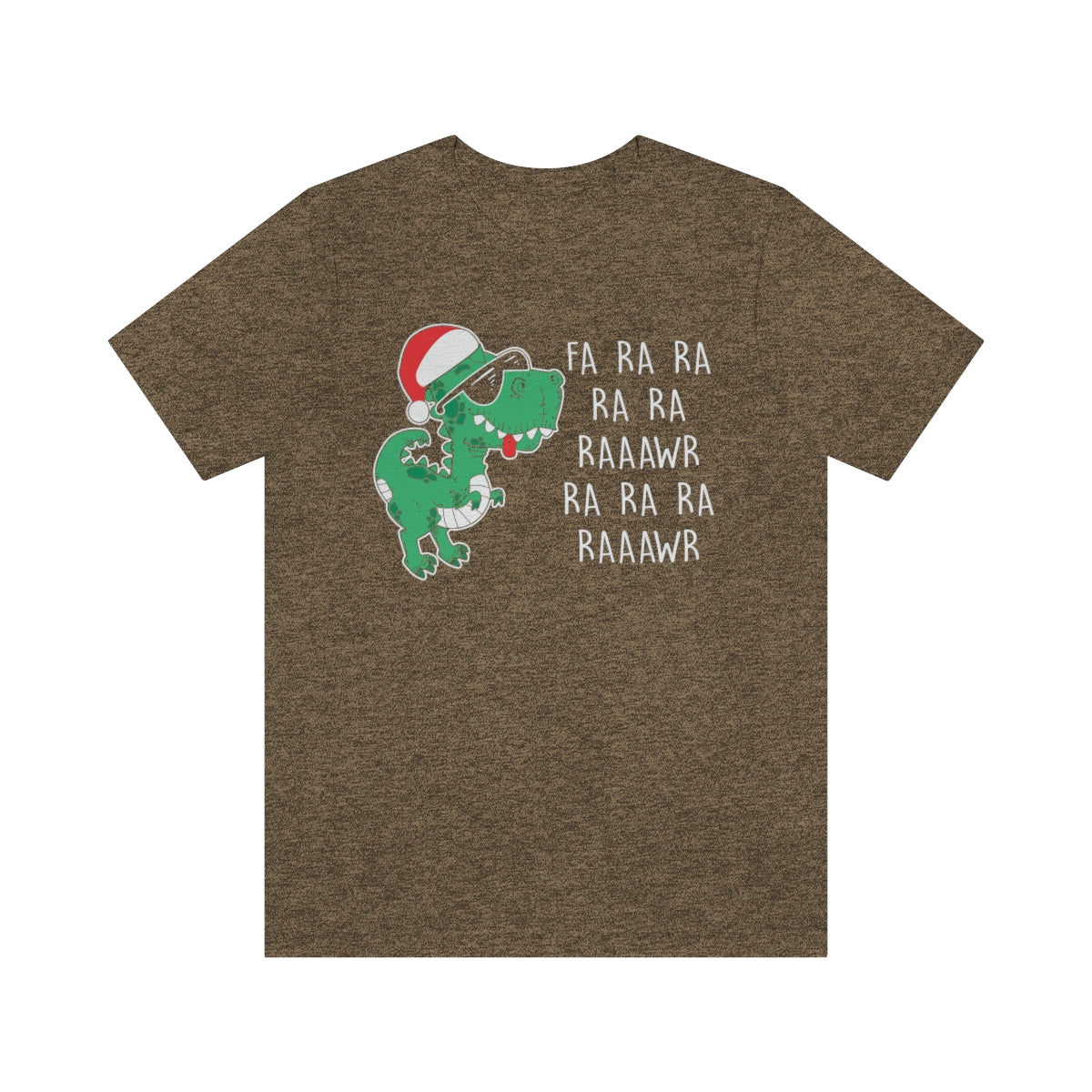 Fa Ra Ra Ra Ra Rawr Cute Dino Christmas Funny Tshirt