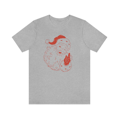 Retro Santa Kris Kringle Christmas Tshirt