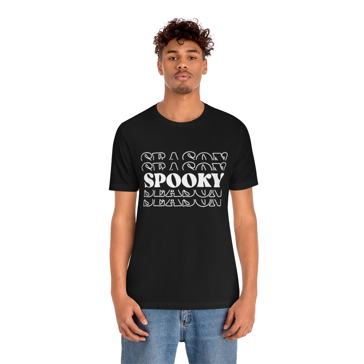 Spooky Season Bold Letters Unisex Jersey Short Sleeve Tee