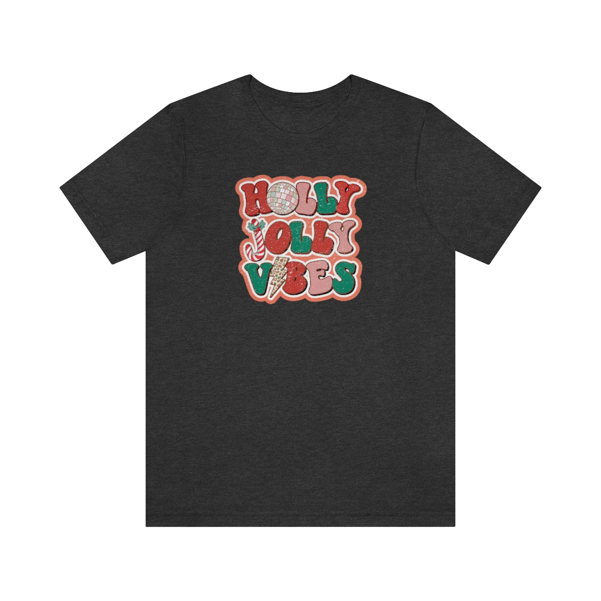 Retro Holly Jolly Vibes Christmas TShirt