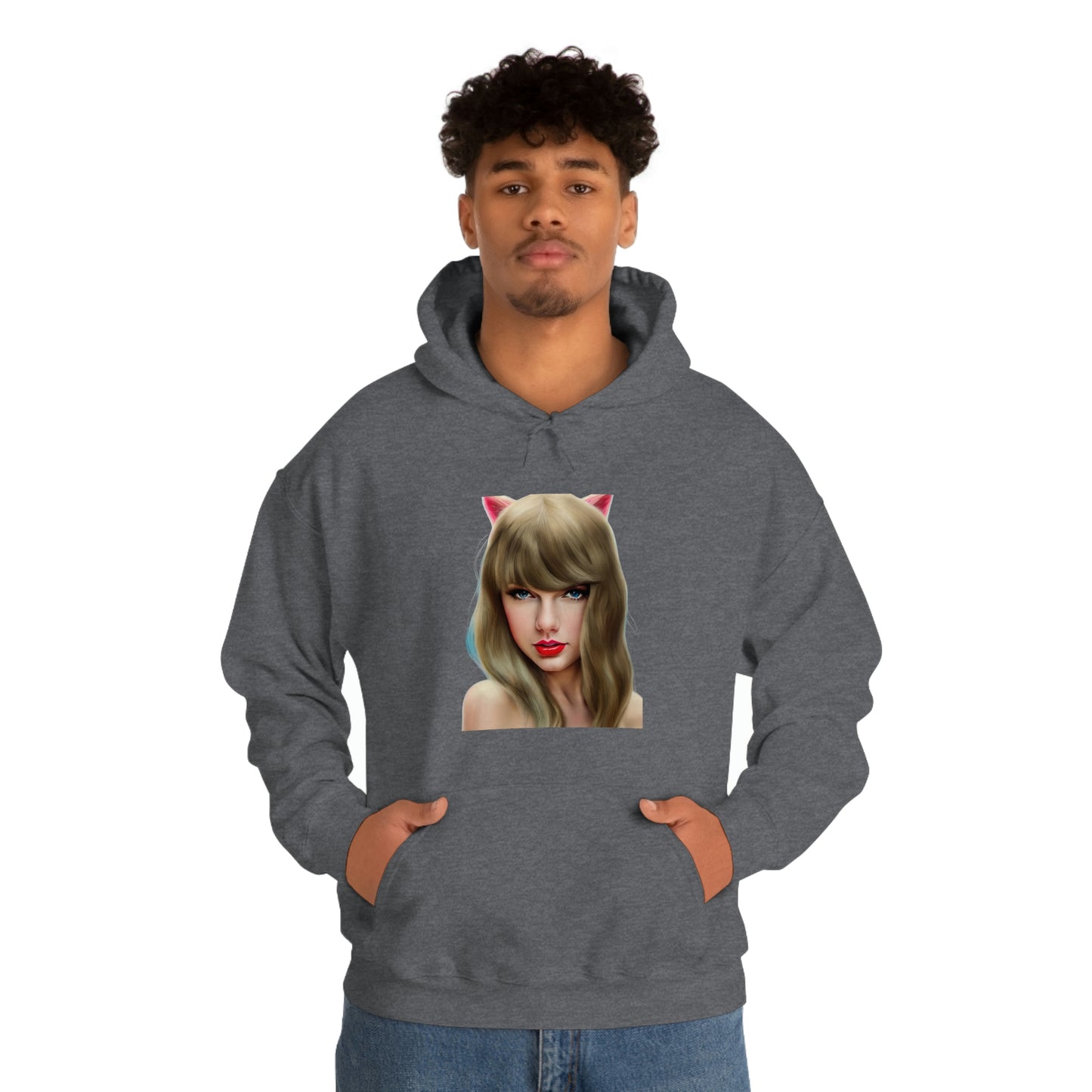 Taylor Swift Cat Ears T Swift Taylor Swift Merch Fan Swifty Gift Hooded Sweatshirt