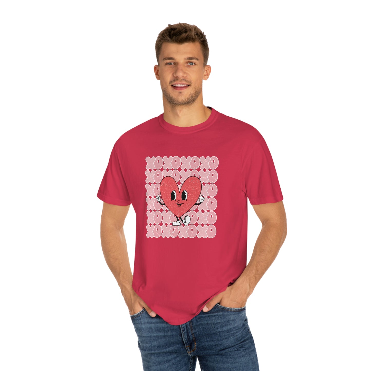 XOXO Happy Heart Lover Premium Valentines Day Tshirt