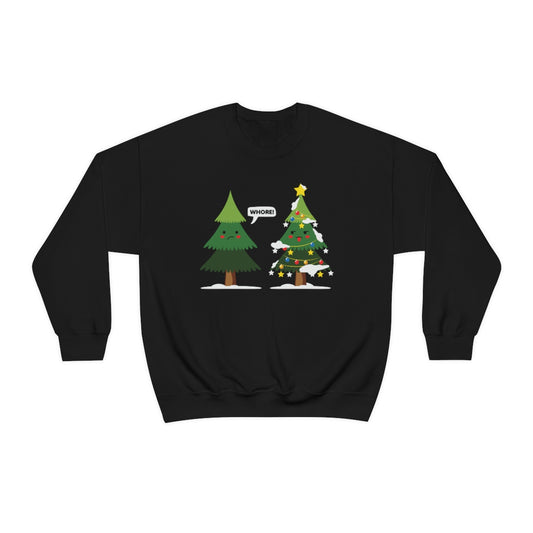 Funny Christmas Trees Cursing Xmas Sweatshirt