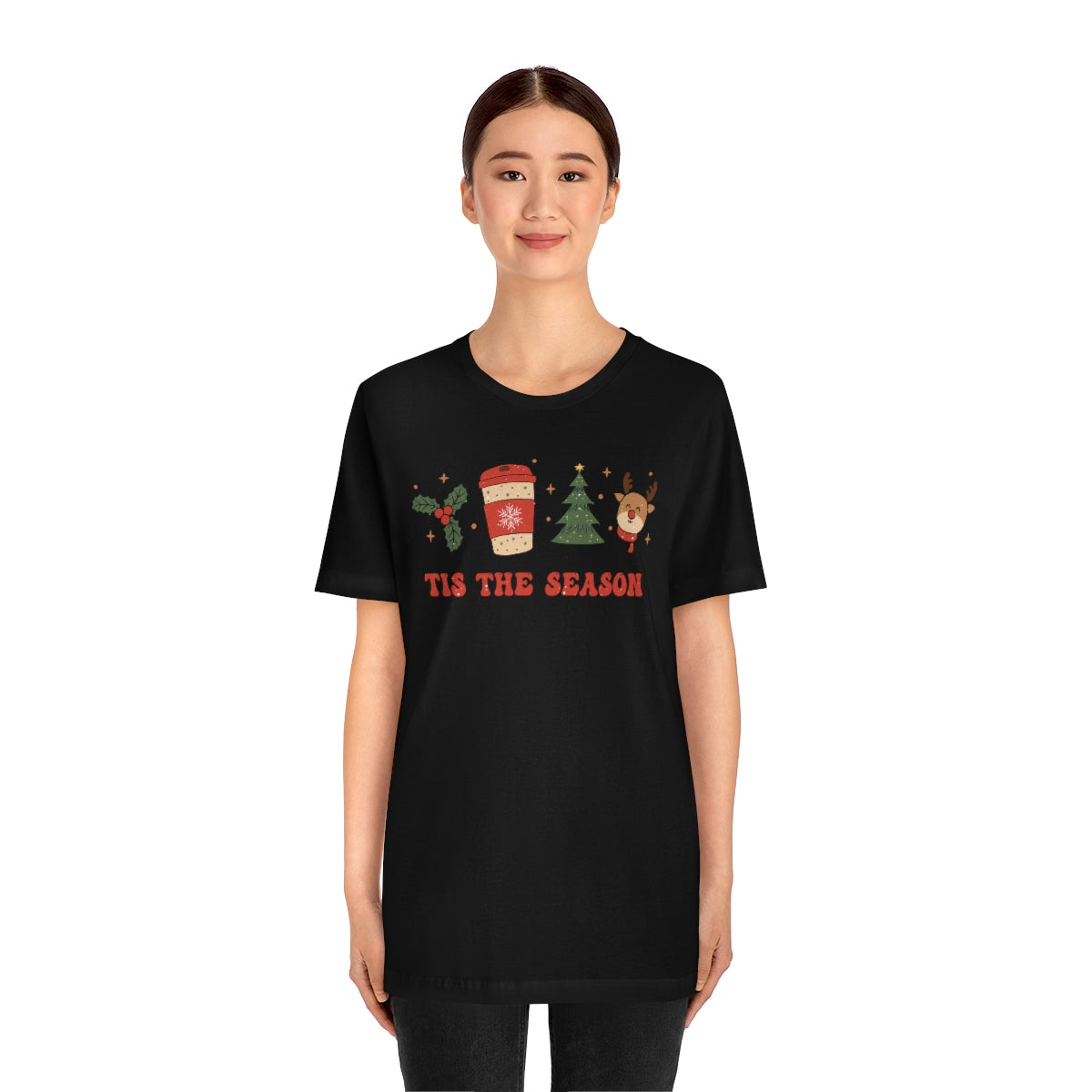 Tis the Season Coffee Themed Christmas Tshirt