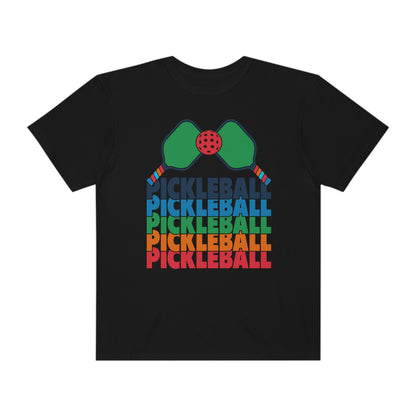 Pickleball Rackets Vintage Retro Design Tshirt