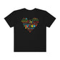 Cute Heart with Encouraging Words Autism Awareness Tshirt