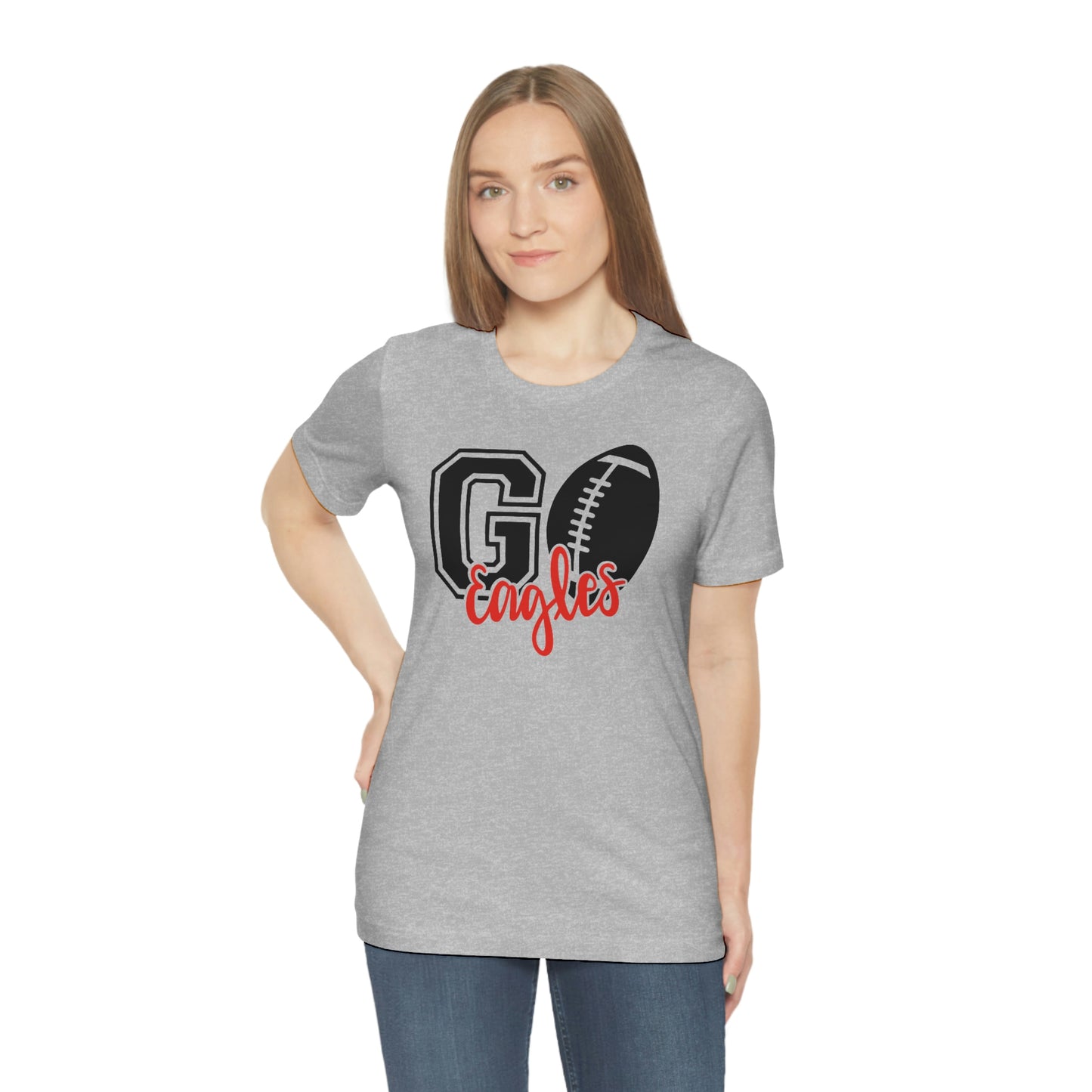 Go Eagles Super Bowl Football Short Sleeve Tshirt