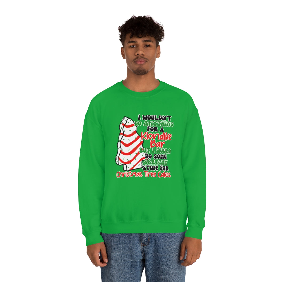 Tasty Christmas Cake Xmas Holiday Sweatshirt