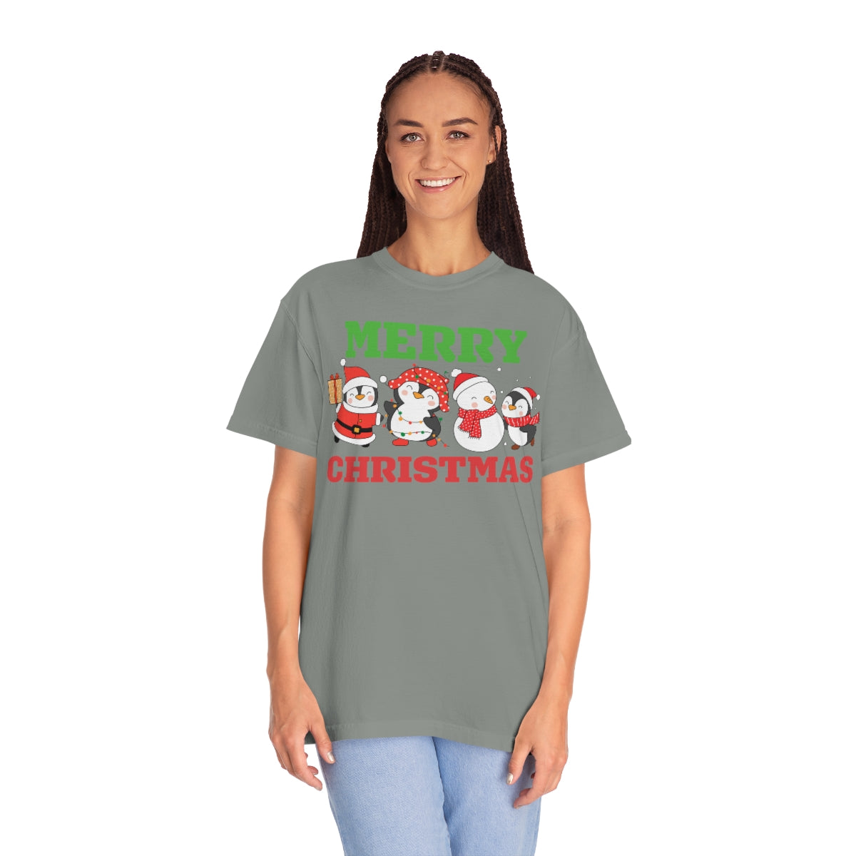 Merry Christmas Cheerful Penguins Holiday Xmas TShirt