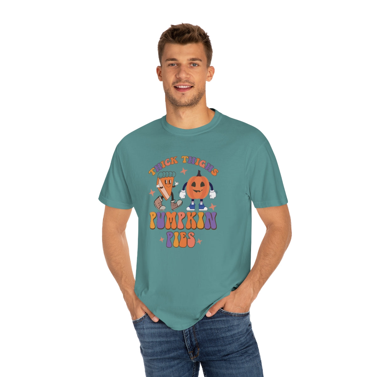 Thick Thighs Pumpkin Pies Thanksgiving TeeShirt