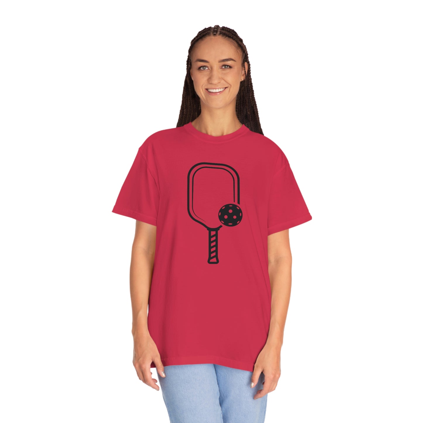 Simple Minimalist Pickleball Racket Tshirt