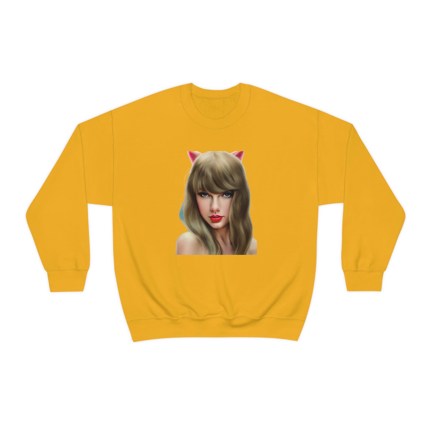 Taylor Swift Cat Ears T Swift Taylor Swift Merch Fan Swifty Gift Crewneck Sweatshirt