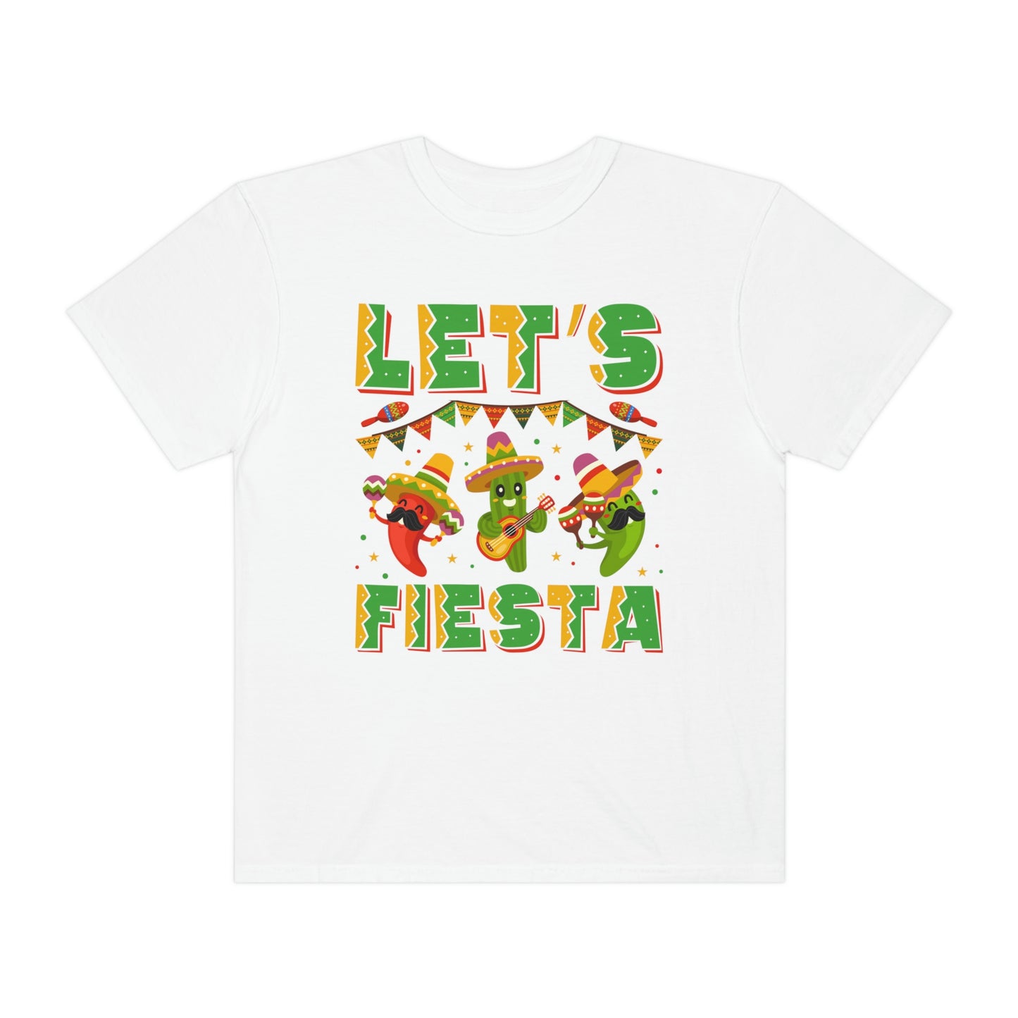 Let's Fiesta Cute Cinco De Mayo Peppers Tshirt