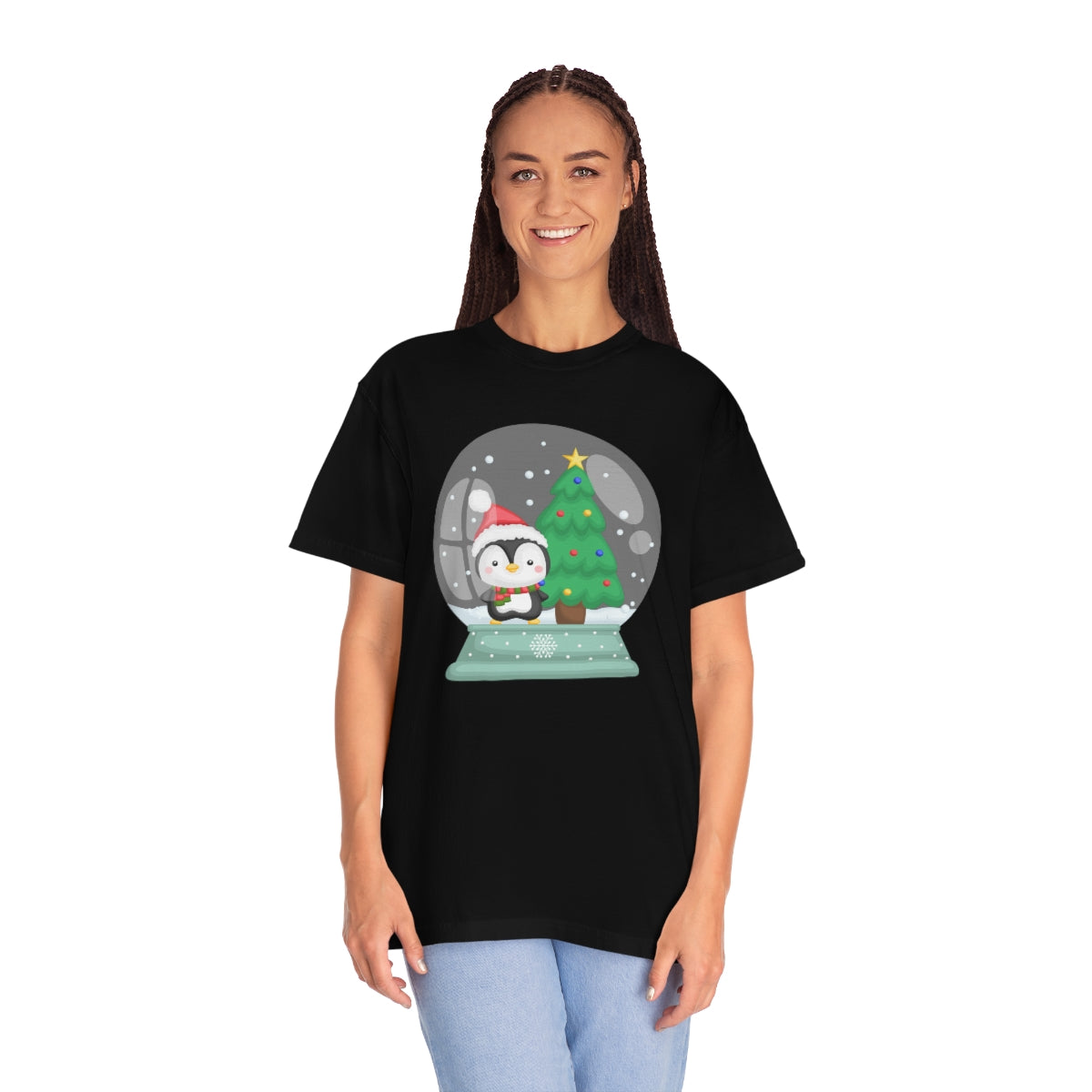 Cute Penguin Snowglobe Christmas Tshirt