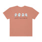 Happy Halloween Cute Ghost Tshirt Design on Unisex Garment-Dyed T-shirt