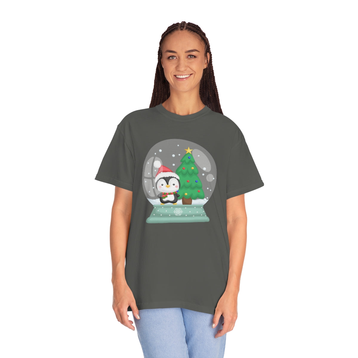 Cute Penguin Snowglobe Christmas Tshirt