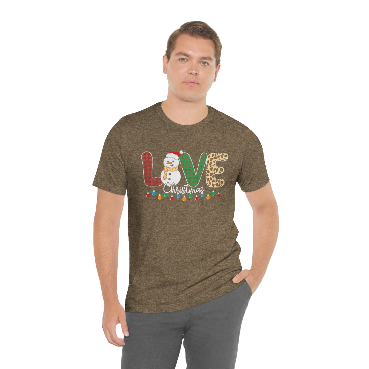 Cute Love Christmas Snowman Tshirt