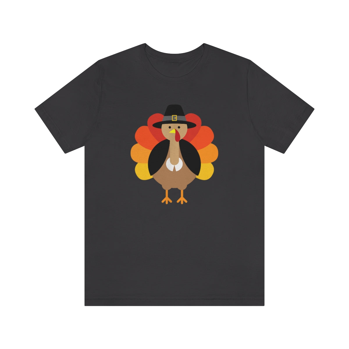 Bold Turkey Thanksgiving Tshirt Design | Thanksgiving TShirt | Thanksgiving T-Shirt | Thanksgiving Teeshirt Design on Unisex Jersey Short Sleeve Tee