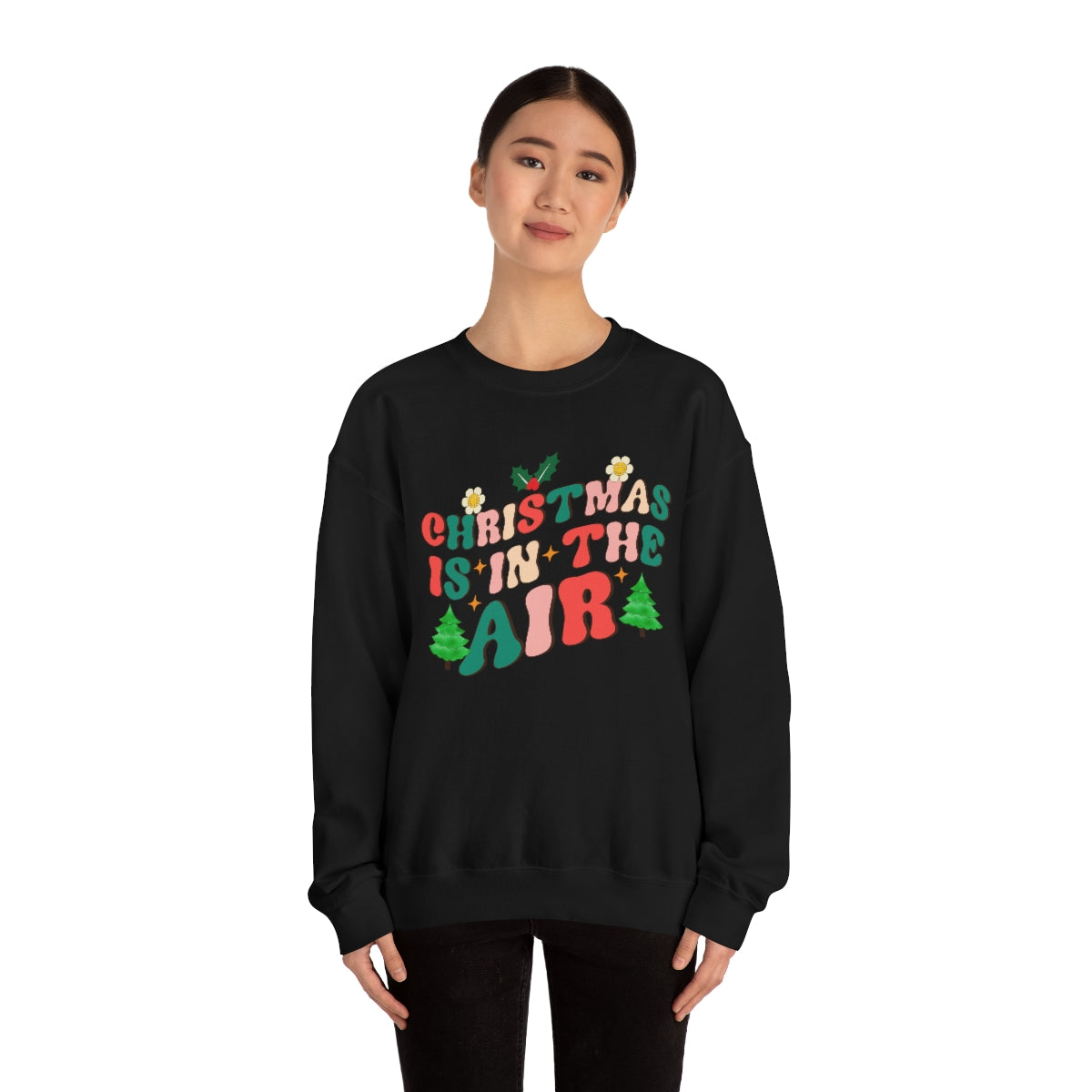 Retro Christmas is in the Air Holiday Sweatshirt