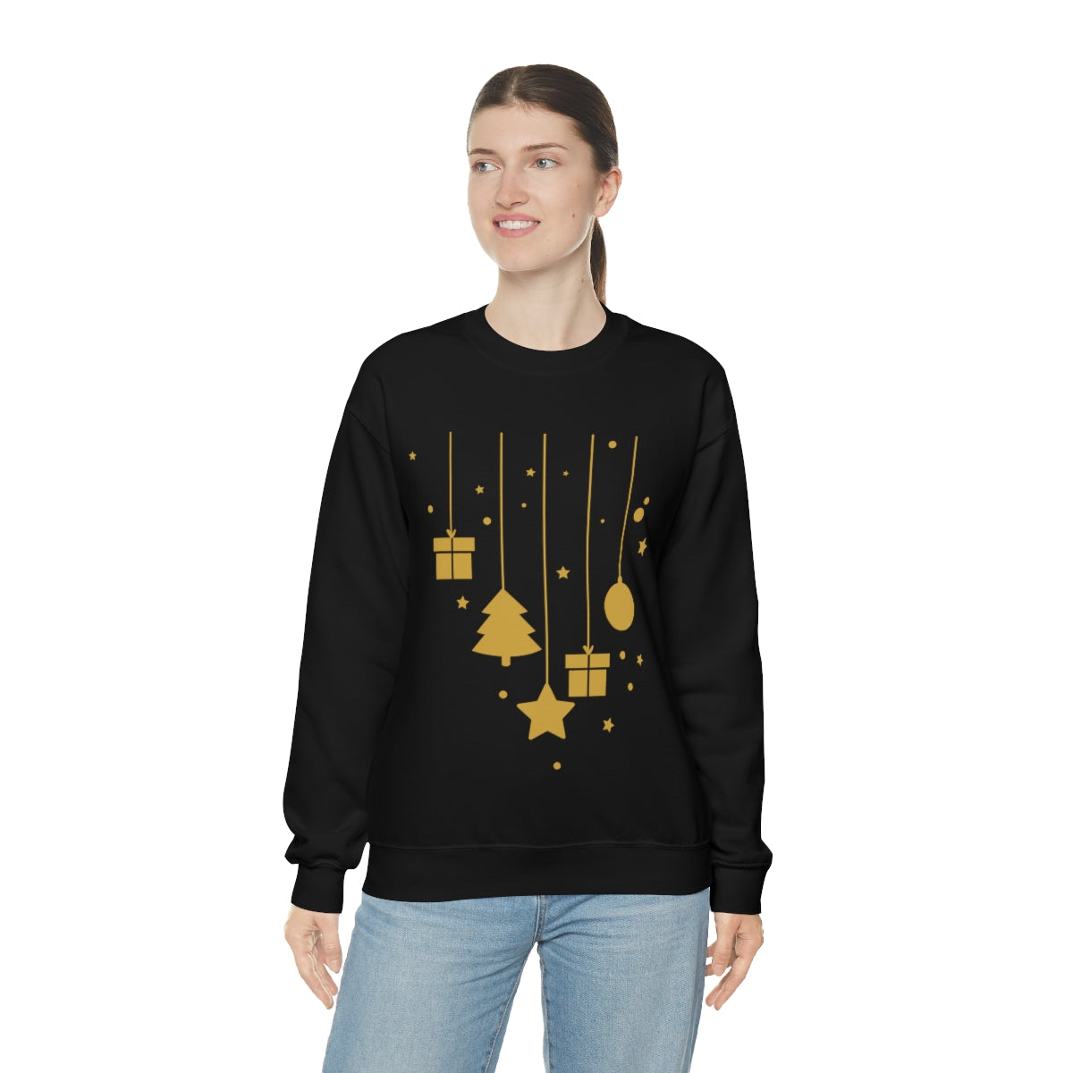 Cute Hanging Ornaments Christmas Sweatshirt