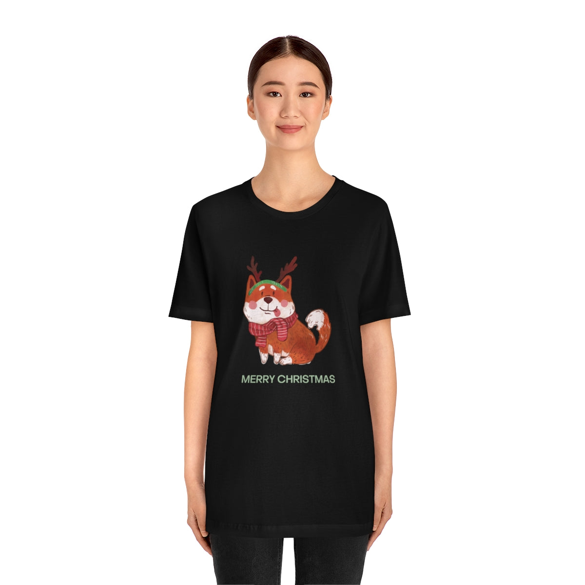 Christmas Corgi Design Tshirt