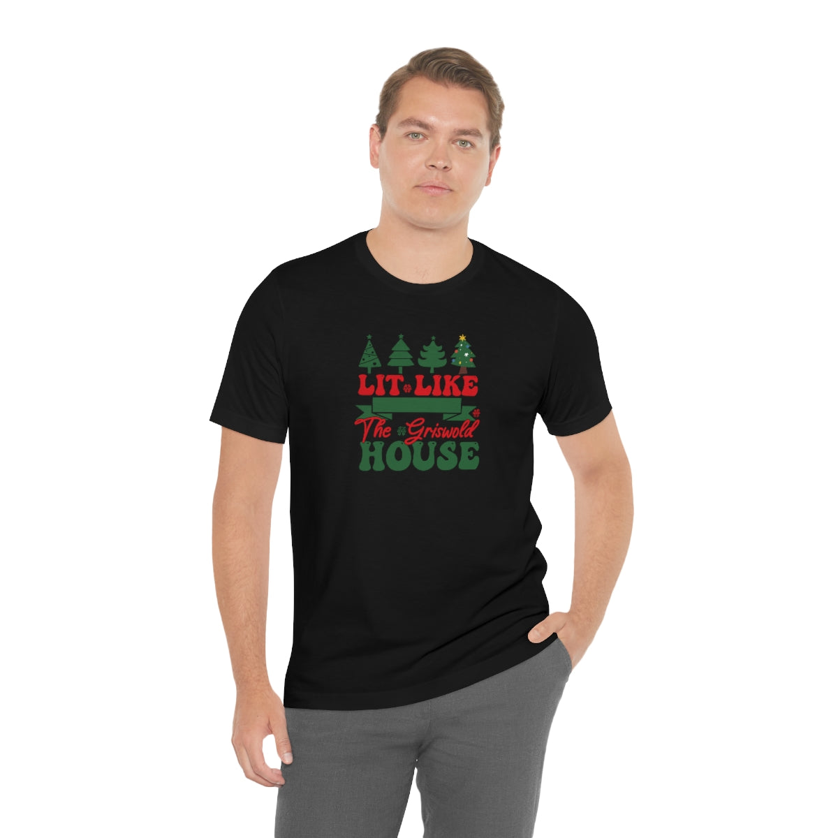 Lit Like the Griswold House Funny Christmas TShirt