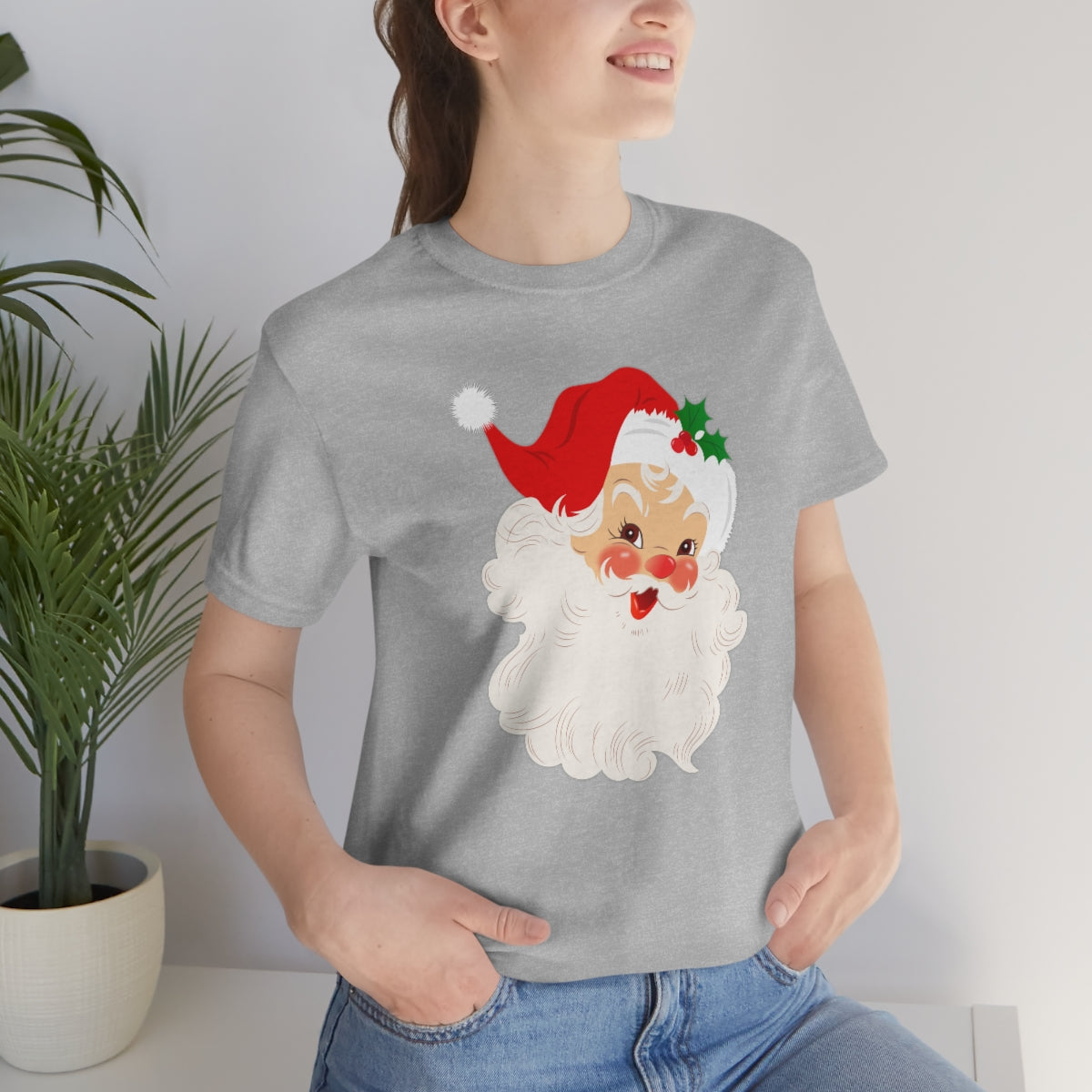 Vintage Santa Claus Saint Nick Retro Christmas Tshirt