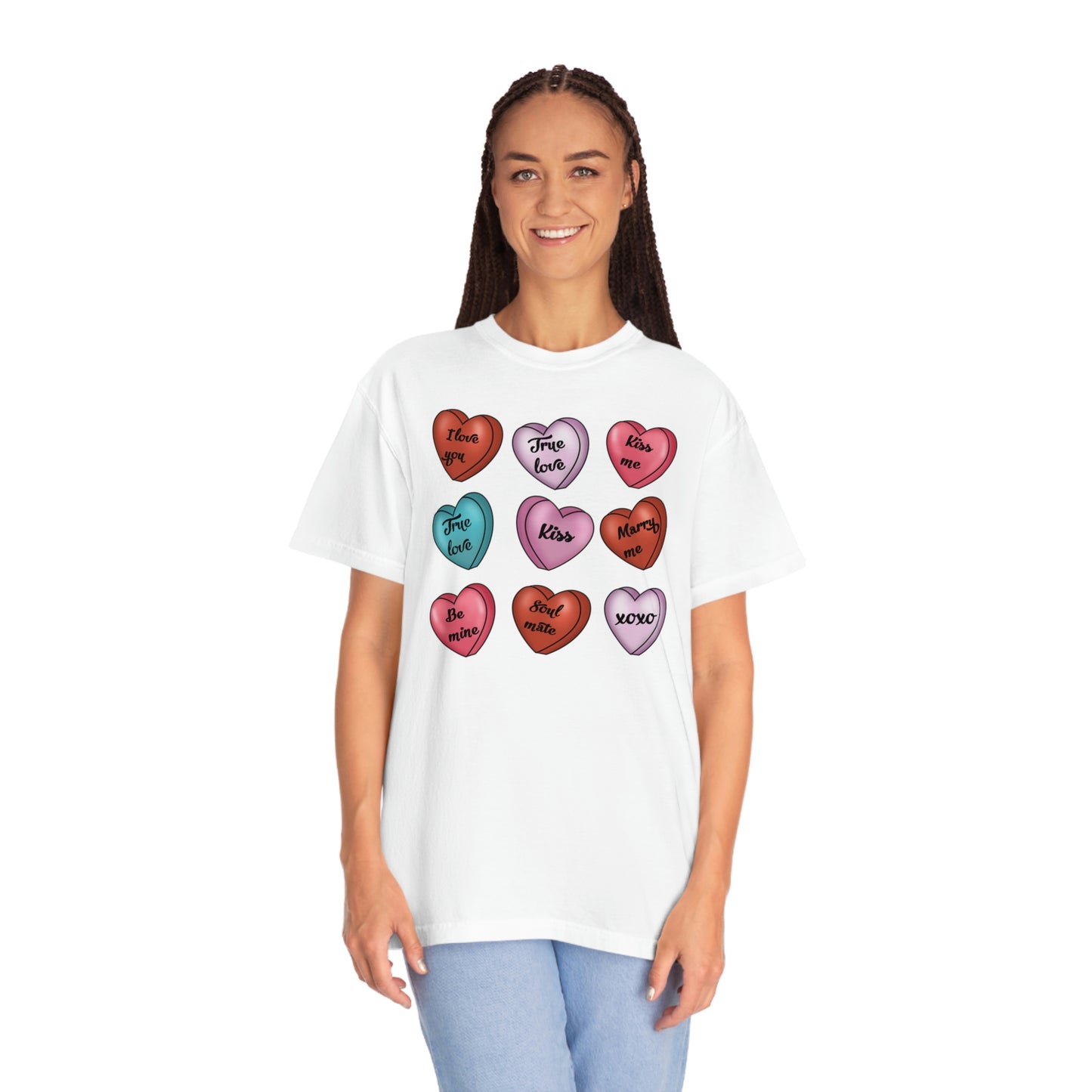 Cute Conversation Hearts Valentines Day Tshirt