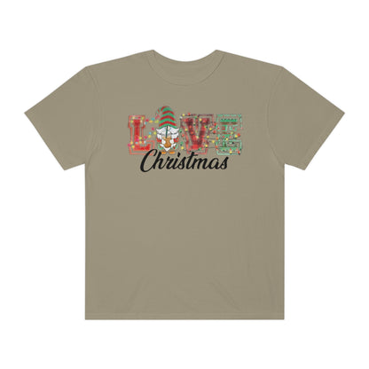 Love Christmas Cute Gnome Lights Christmas Tshirt