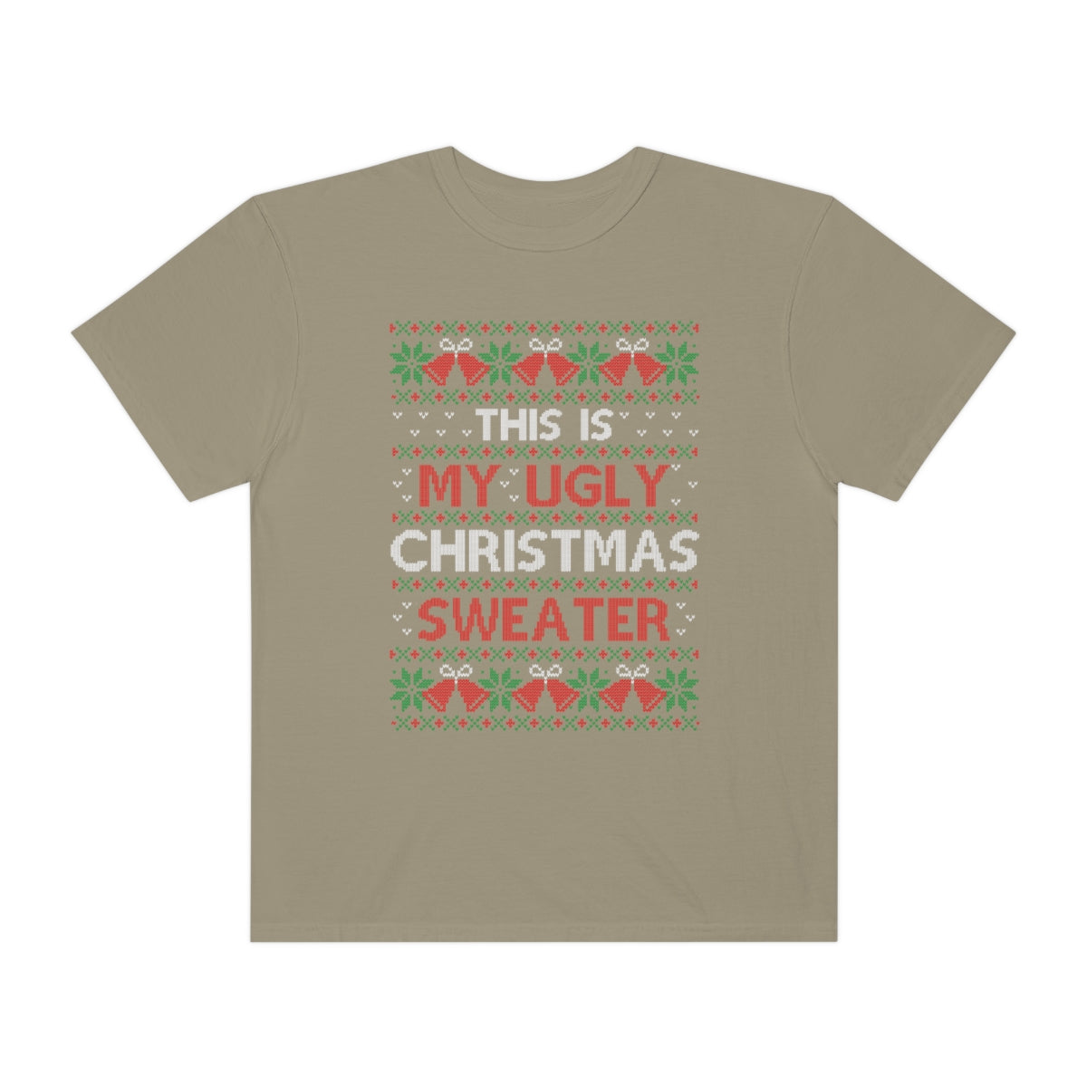 Ugly Christmas Sweater Retro Style Christmas Tshirt