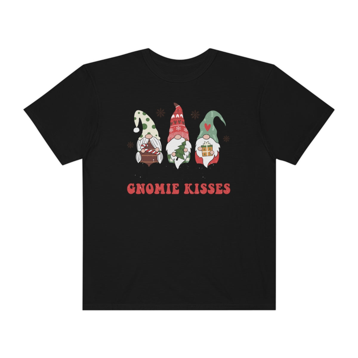 Holiday Wishes & Gnomie Kisses Christmas Tshirt