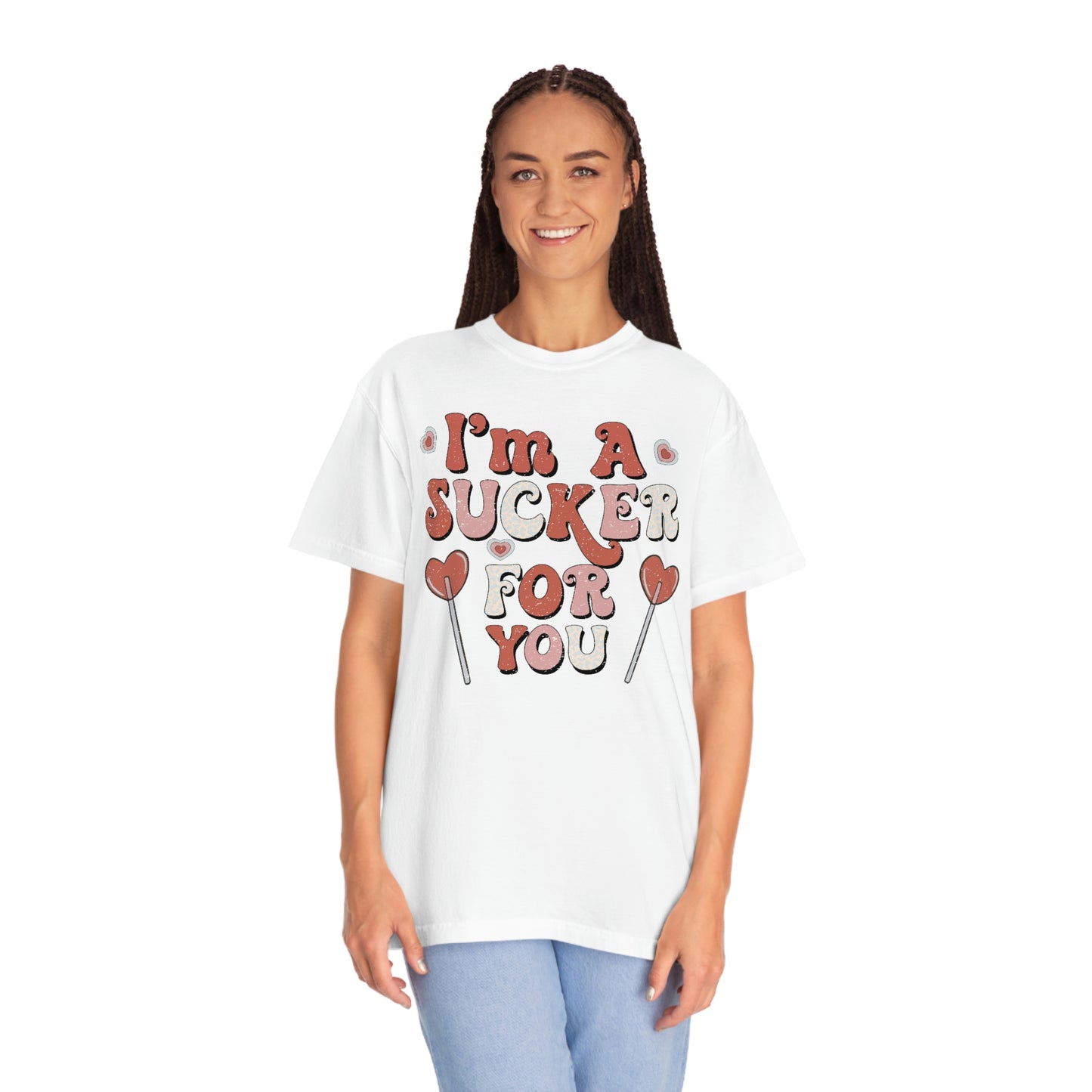 Sucker For You Shirt, Lollipop Shirt , Valentine's Day Shirt, Everyday Shirt, Shirt for Her, Cute Valentines Shirt, Heart Lollipop Tee