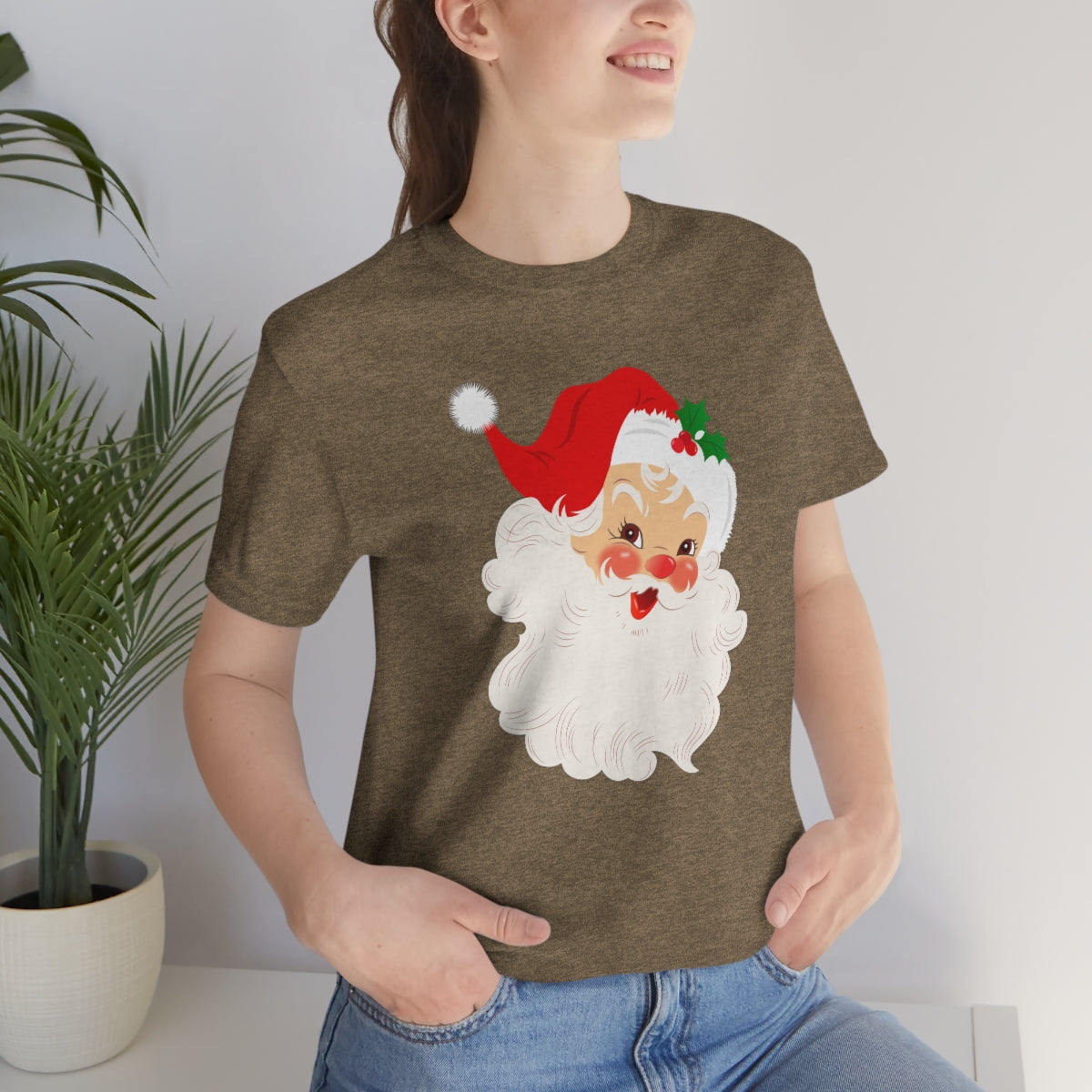 Vintage Santa Claus Saint Nick Retro Christmas Tshirt