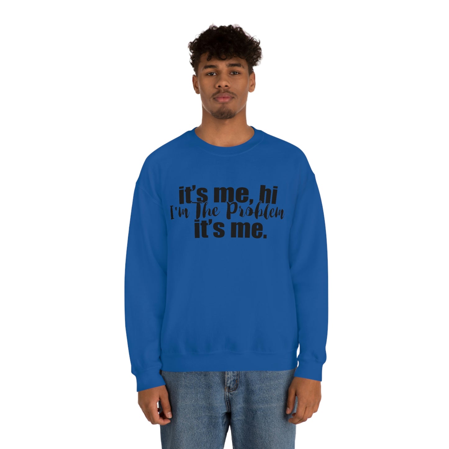 Its Me, Hi, I'm the Problem it's Me, T Swift Taylor Swift Merch Fan Gift Crewneck Sweatshirt