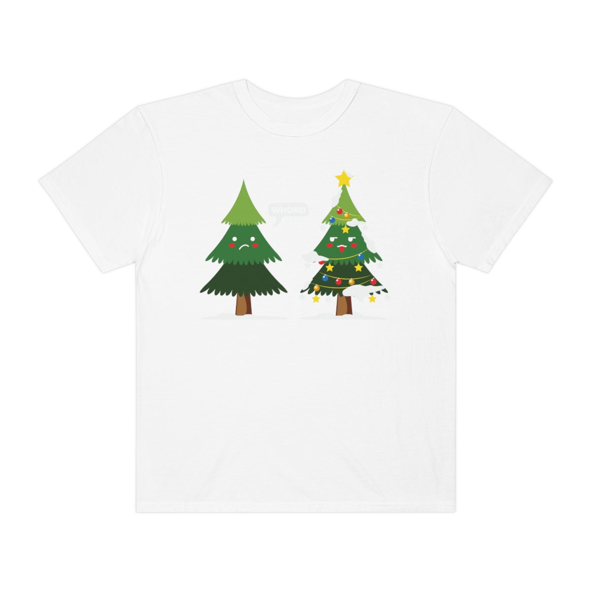 Christmas Trees Cursing Funny Xmas TeeShirt