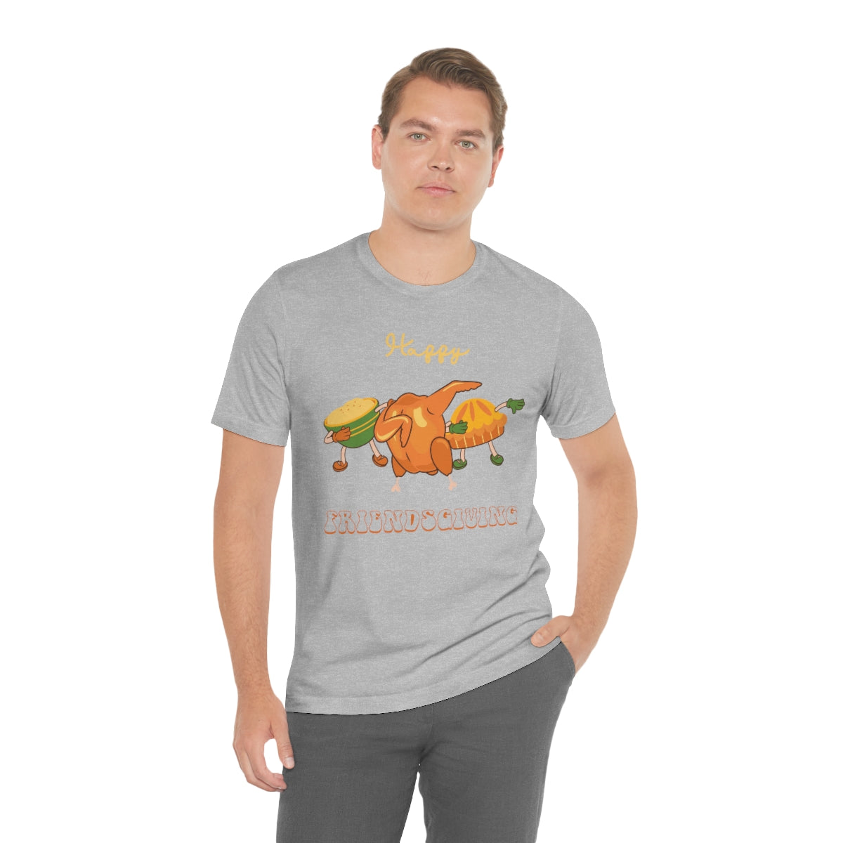 Happy Friendsgiving Thanksgiving Dinner Themed Tshirt