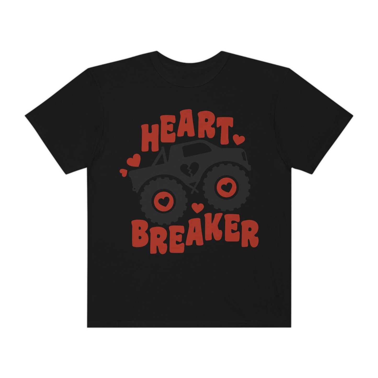 Heart Breaker Monster Truck Valentines Day Tshirt