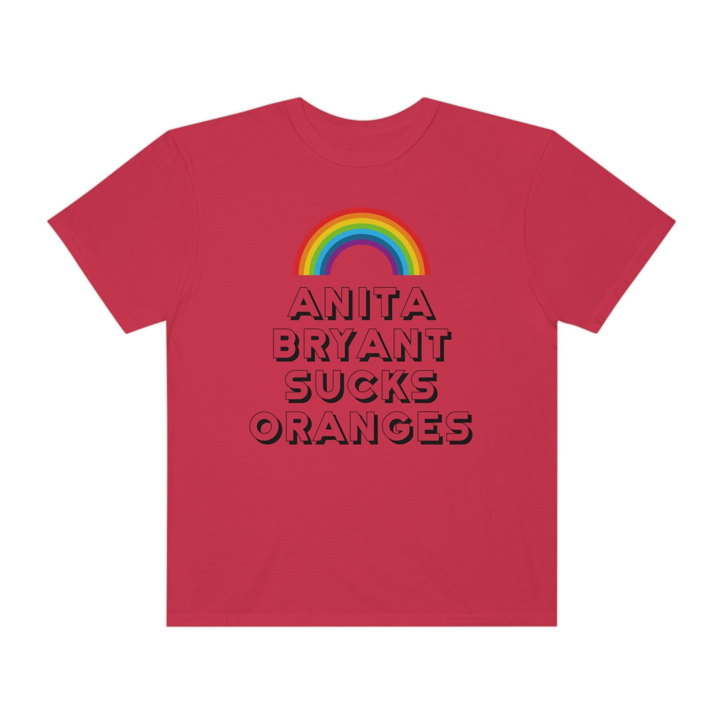 Anita Bryant Sucks Oranges Rainbow Gay Pride Gay Rights Tshirt