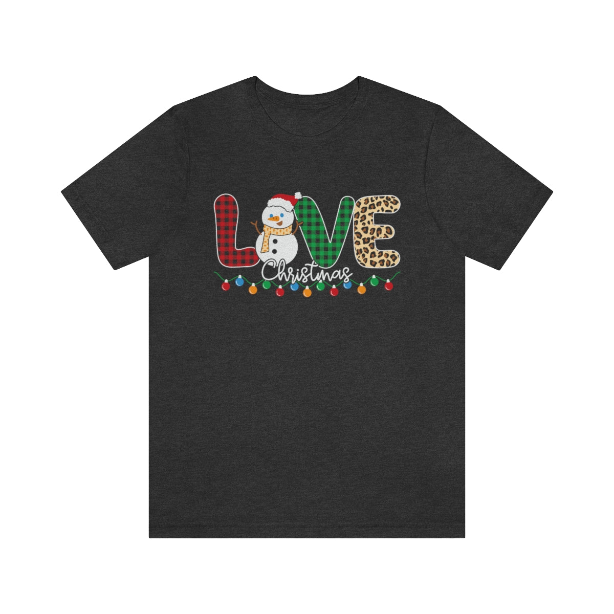 Cute Love Christmas Snowman Tshirt