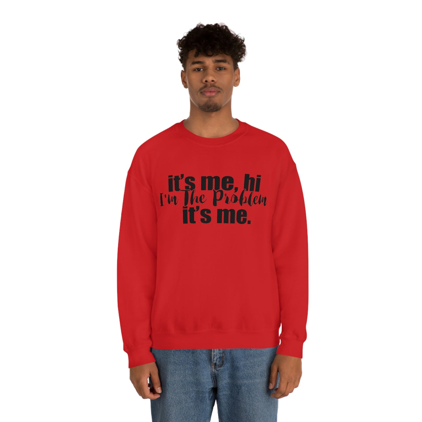 Its Me, Hi, I'm the Problem it's Me, T Swift Taylor Swift Merch Fan Gift Crewneck Sweatshirt