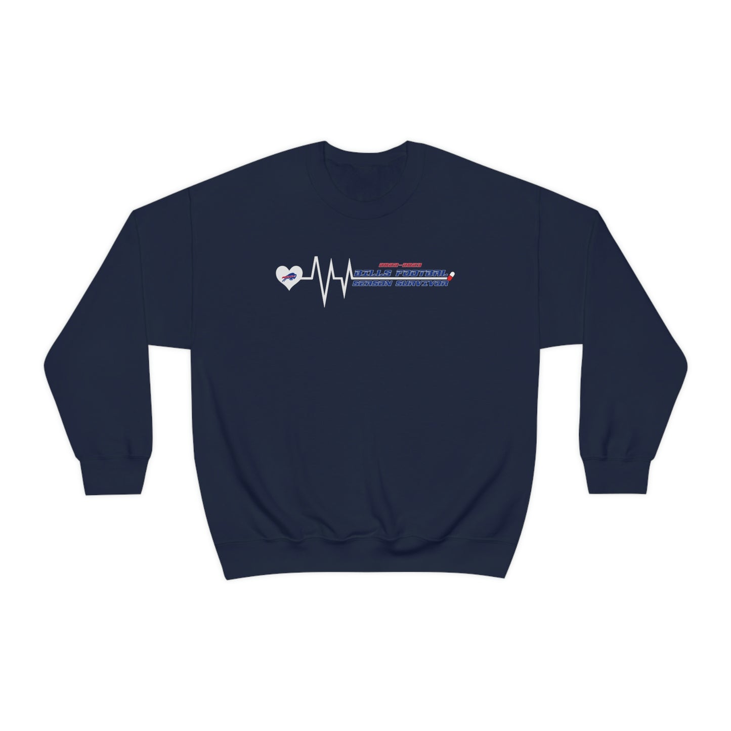 2022-2023 Buffalo Bills Football Season Survivor Bills Mafia Football Crewneck Sweatshirt