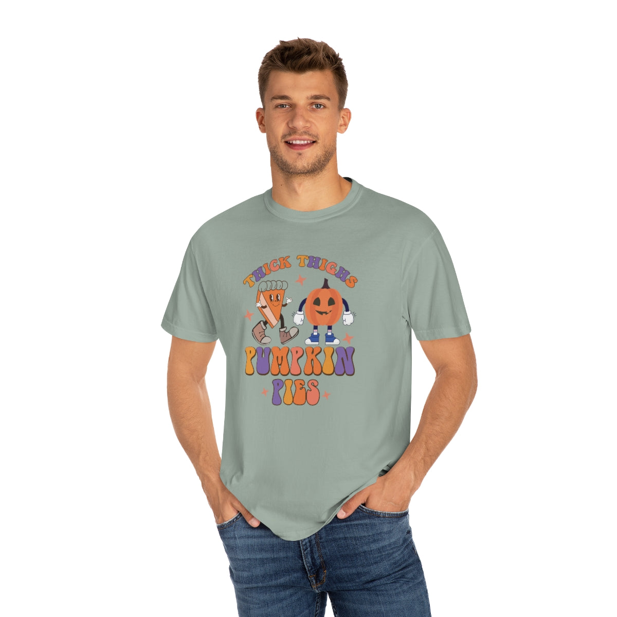 Thick Thighs Pumpkin Pies Thanksgiving TeeShirt