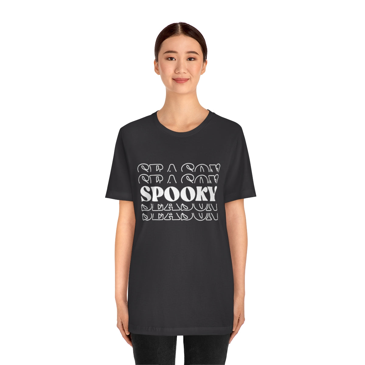 Spooky Season Bold Letters Unisex Jersey Short Sleeve Tee