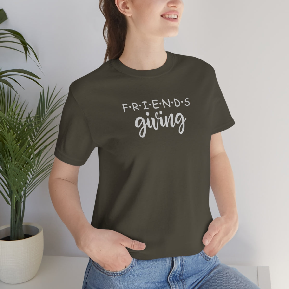 Friendsgiving Friends Style Thanksgiving Tshirt