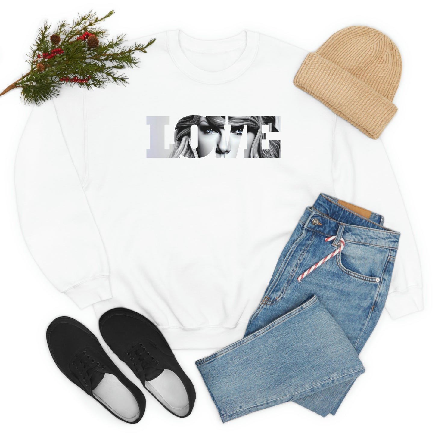 Taylor Swift Love T Swift Taylor Swift Merch Fan Crewneck Sweatshirt